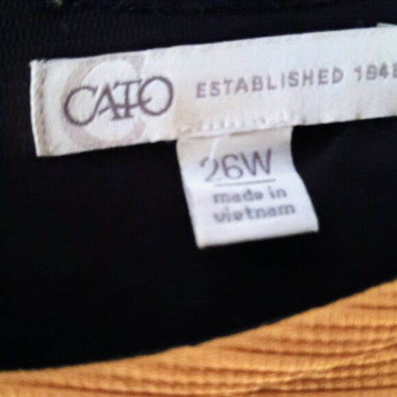 NWOT: Cato Sze 26W Mustard Ribbed Dress - Picture 3 of 8